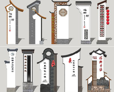 攀枝花美丽乡村标识标牌有哪些分类？