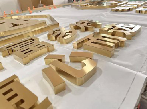 攀枝花拉丝不锈钢字的特点。